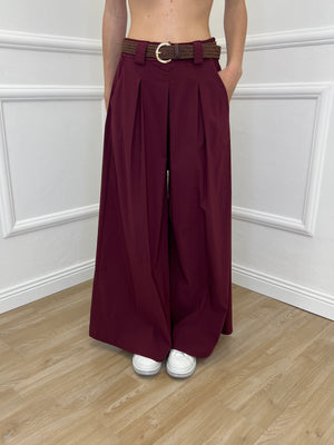 Panta Gonna Bengalina 51087 Burgundy