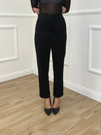 Pantalone Regular Gabardine 83487 Nero