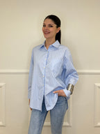 Camicia Regimental Strass 171798 Azzurro