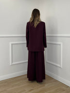 Blazer Over Sciallato 25433 Burgundy
