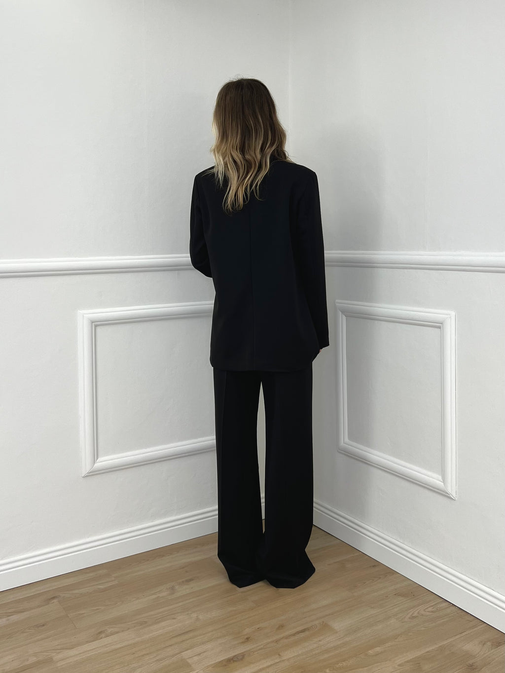 Blazer Doppiopetto Oversize 2412 Nero