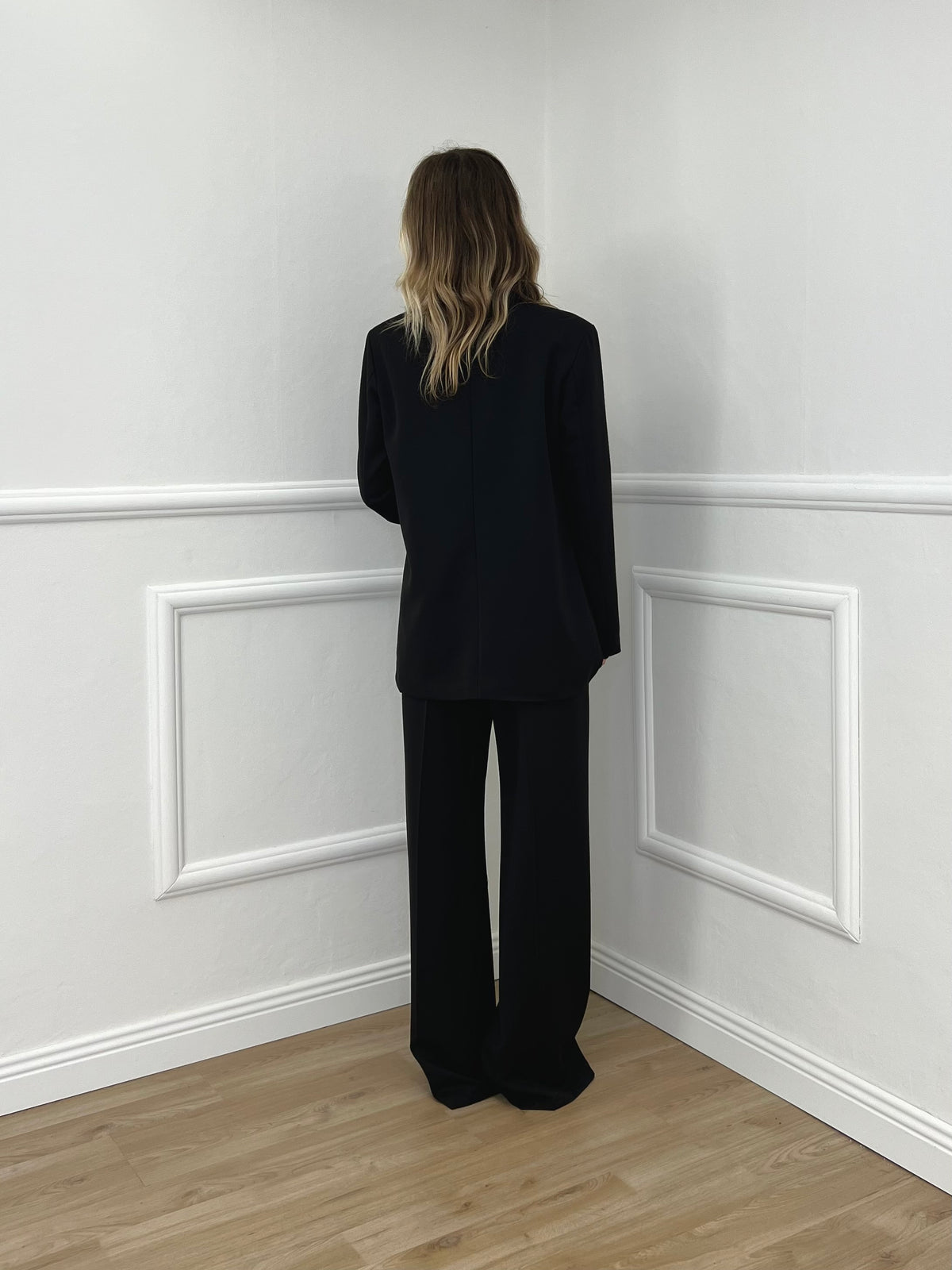 Blazer Doppiopetto Oversize 2412 Nero