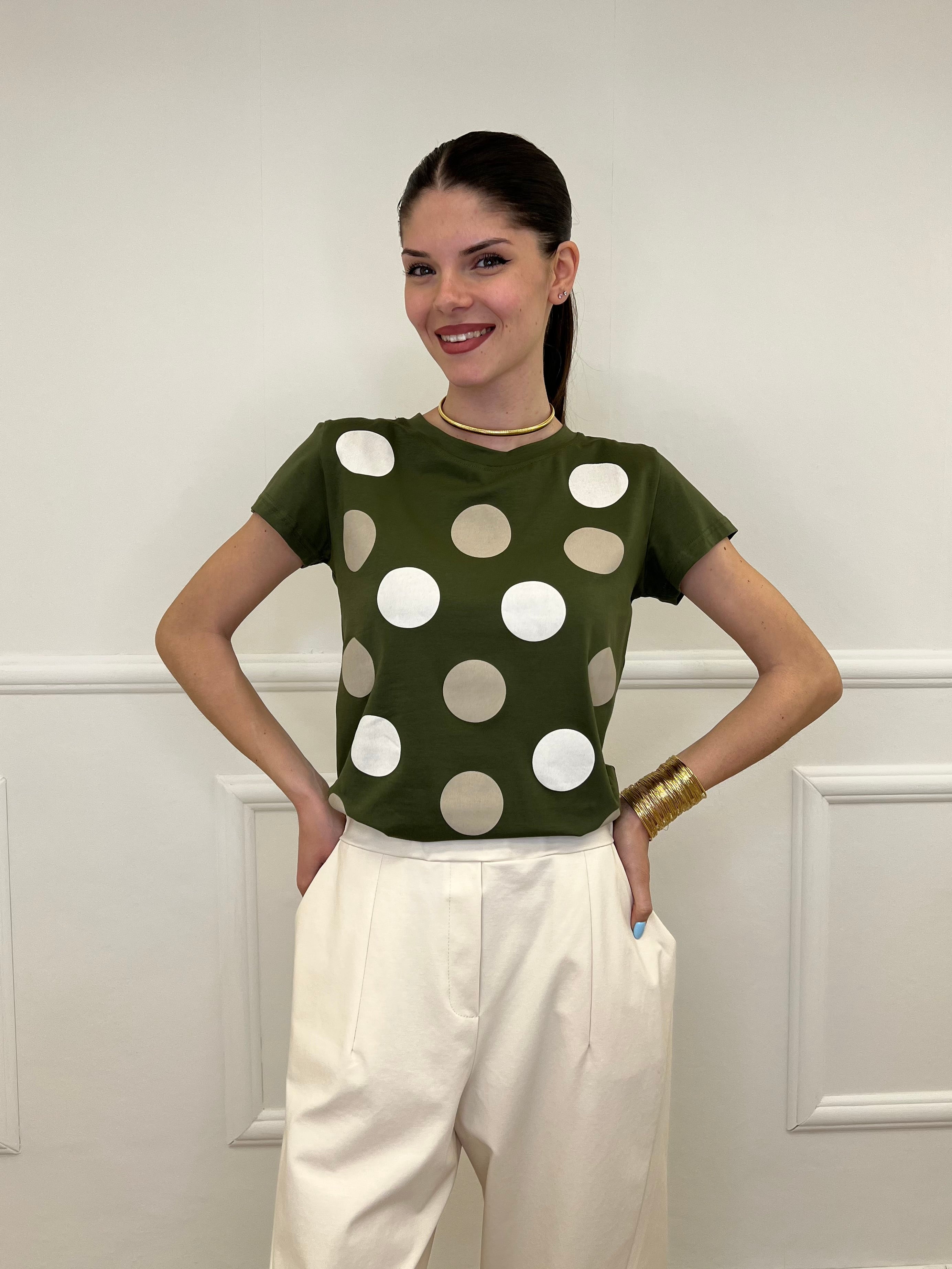 T-shirt Regular Fit Pois