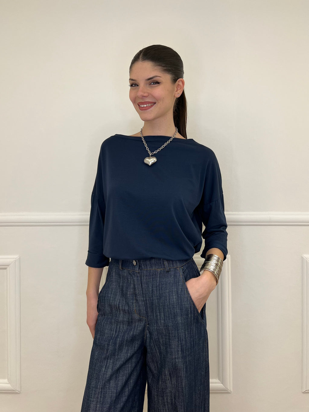 Maglia Scollo a Barchetta 2158