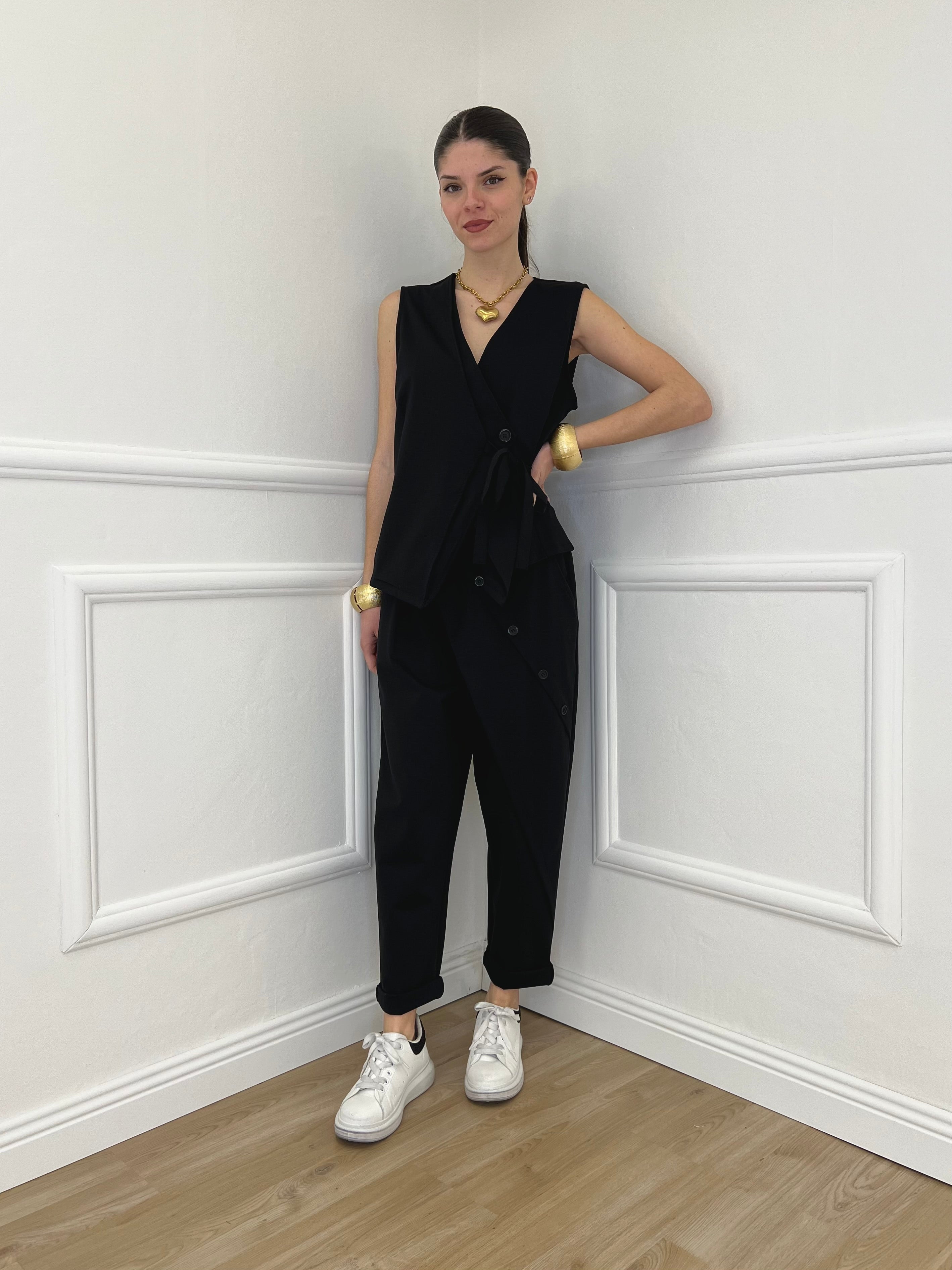 Pantalone Baggy Portafoglio 51256 Nero