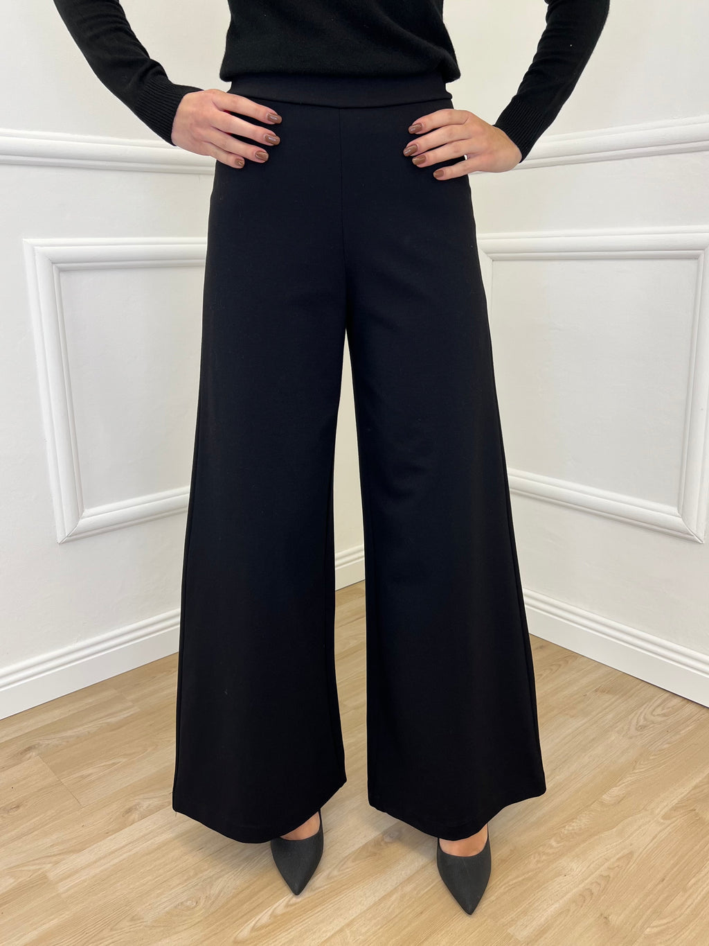 Pantalone Palazzo K1071 Nero