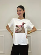 T-shirt Over Bassotto Animalier M26-05