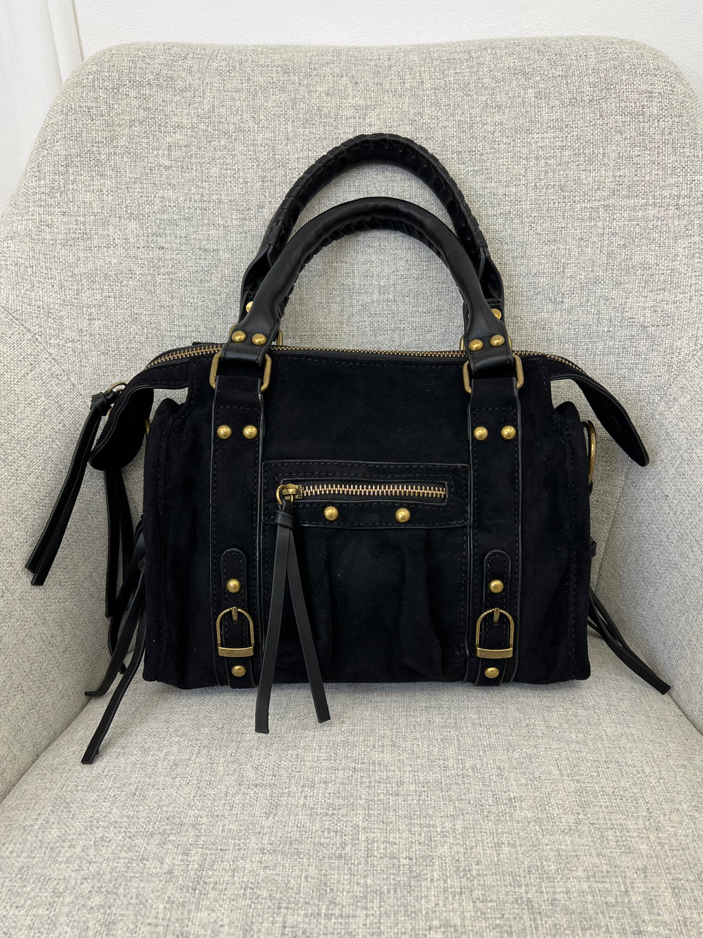 Borsa City Scamosciata Medium 9780