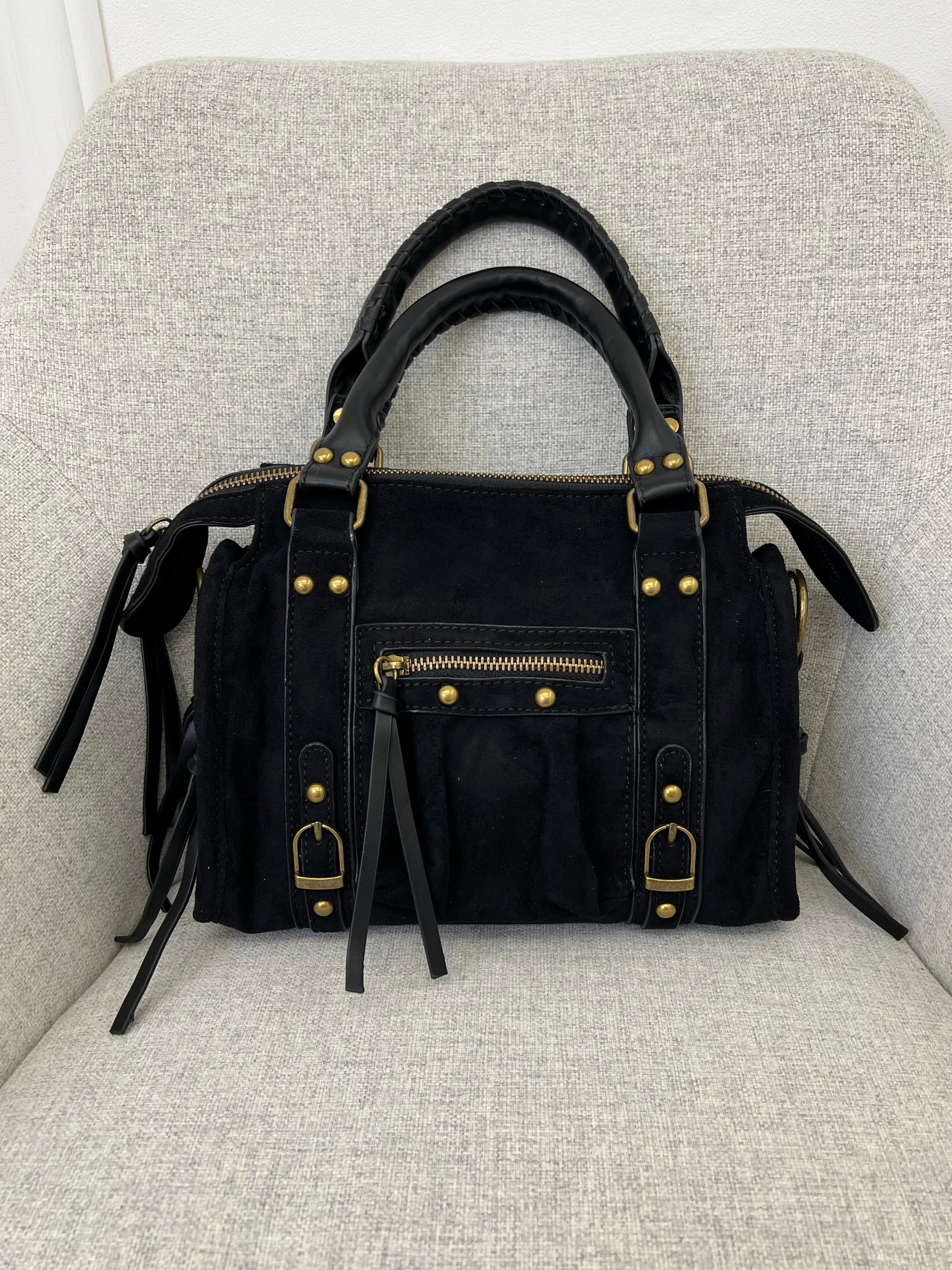 Borsa City Scamosciata Medium 9780