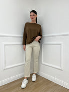 Maglia Over Barchetta 2158 Caffe' - Bazar Abbigliamento
