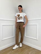 Pantalone Baggy Twill A102 Fango