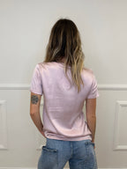 T-shirt In Raso 5055 Rosa