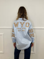 Camicia Over New York 9876 Azzurro