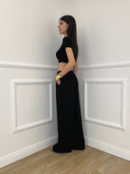 Pantalone Palazzo Lino I586 Nero