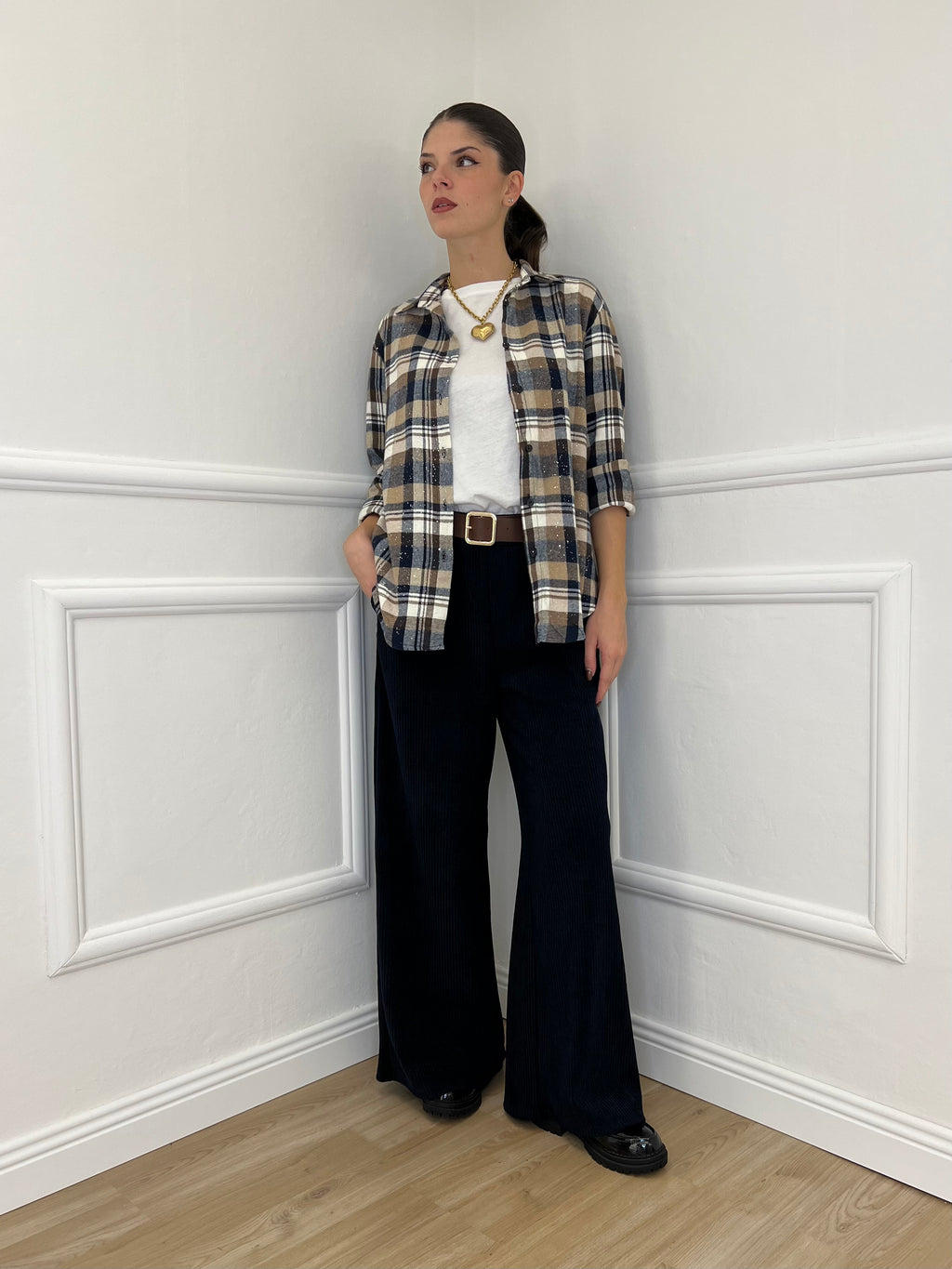 Pantalone Corduroy 6156 Blu