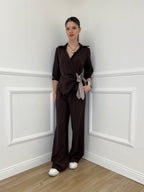 Pantalone Cupro Fusciacca 20527 Moro