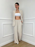 Tailleur Fluido 82068 Ecru