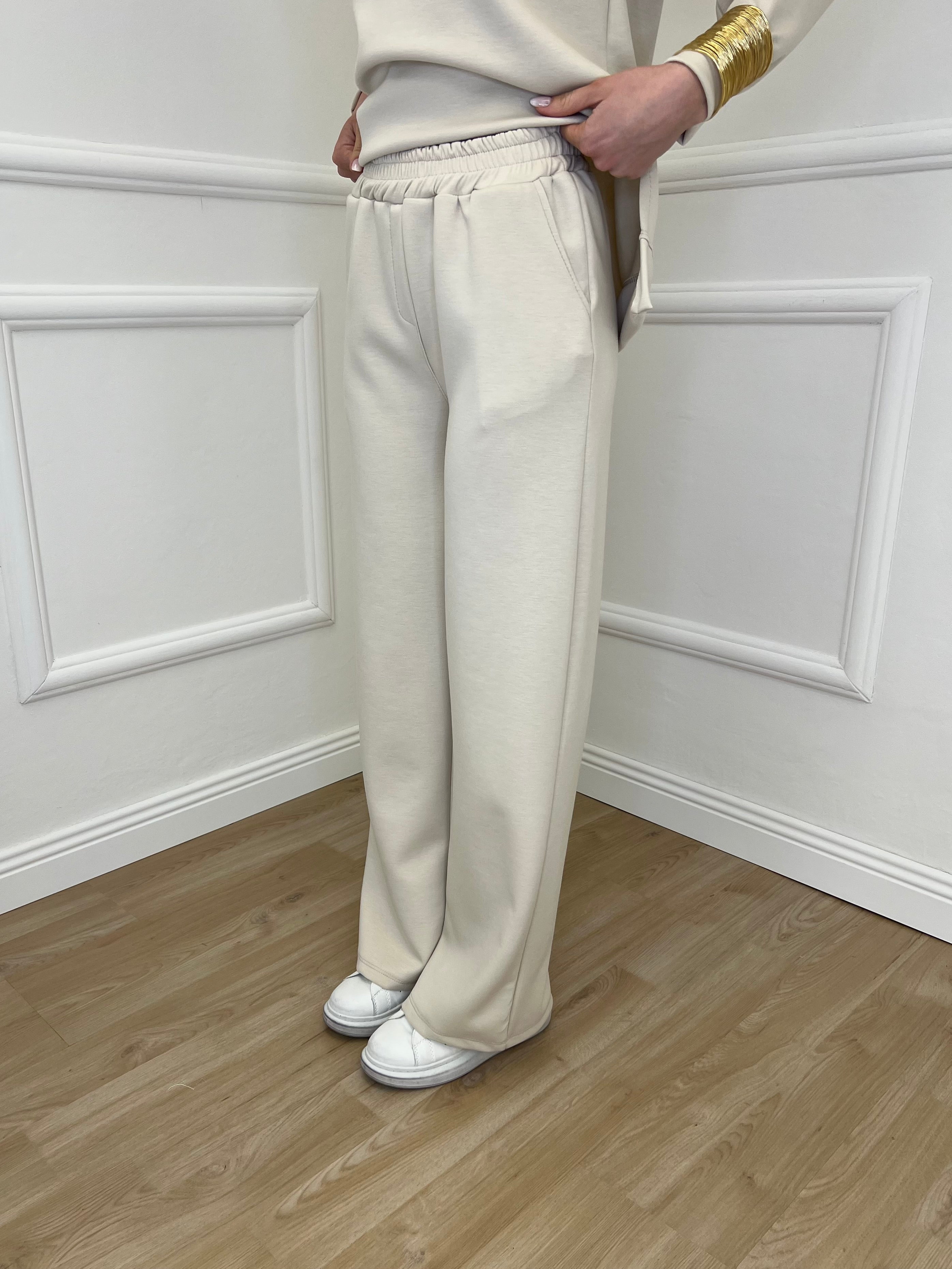 Tuta Over Girocollo 19143 Beige