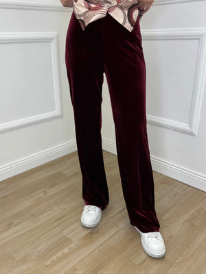 Pantalone Velluto 9857 Bordeaux
