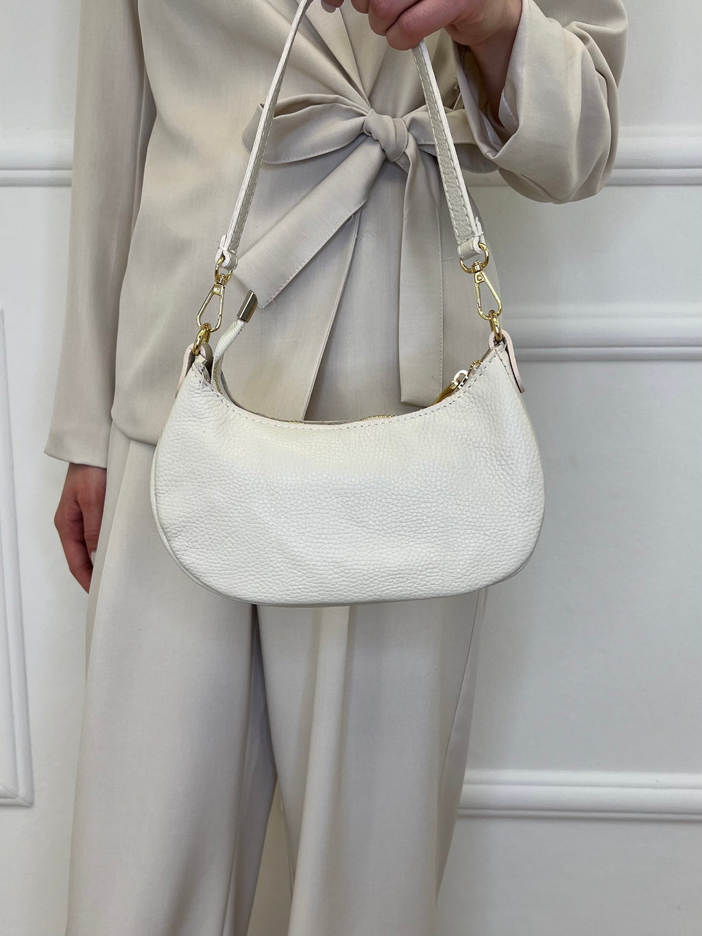 Borsa Hobo Con Borchie CHLOE Vera Pelle