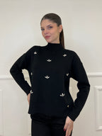 Lupetto Cristalli 28137 Nero