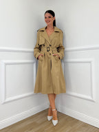 Trench Y004 Khaki - Bazar Abbigliamento