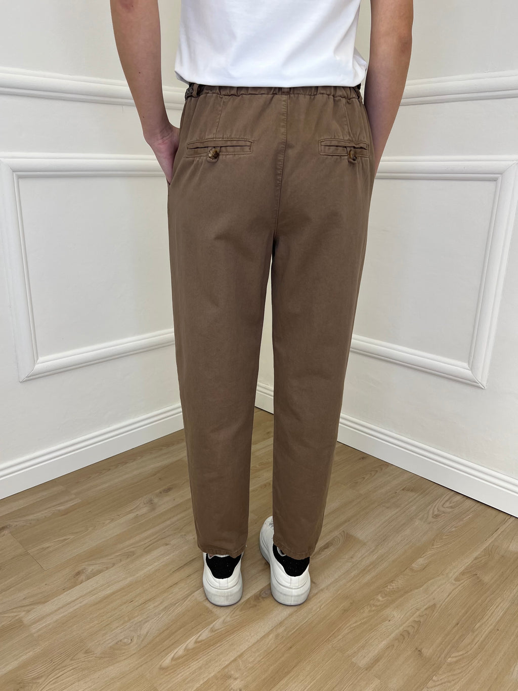 Pantalone Baggy Twill A102 Fango