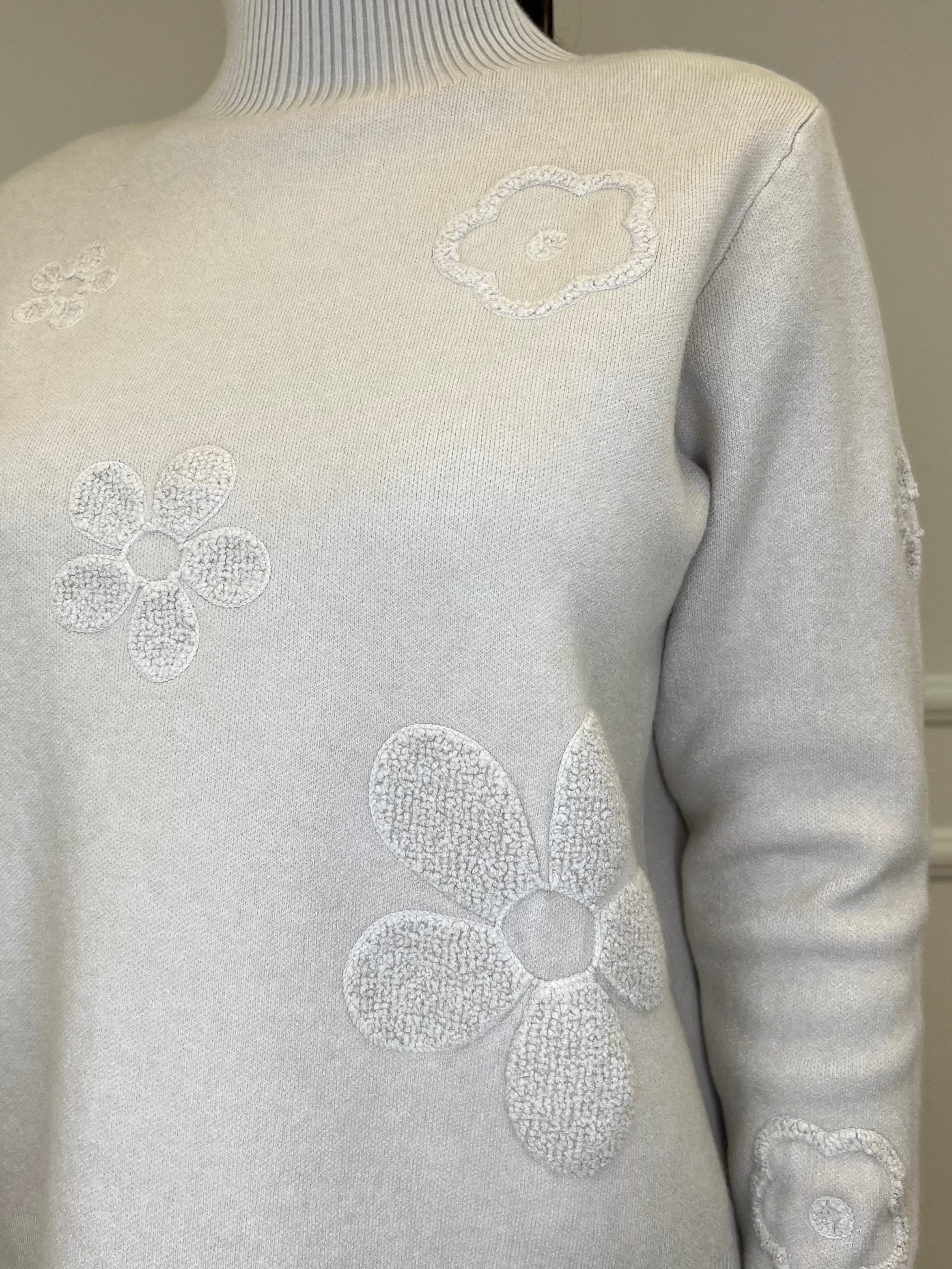 Maglia Flowers 5588 Ecru