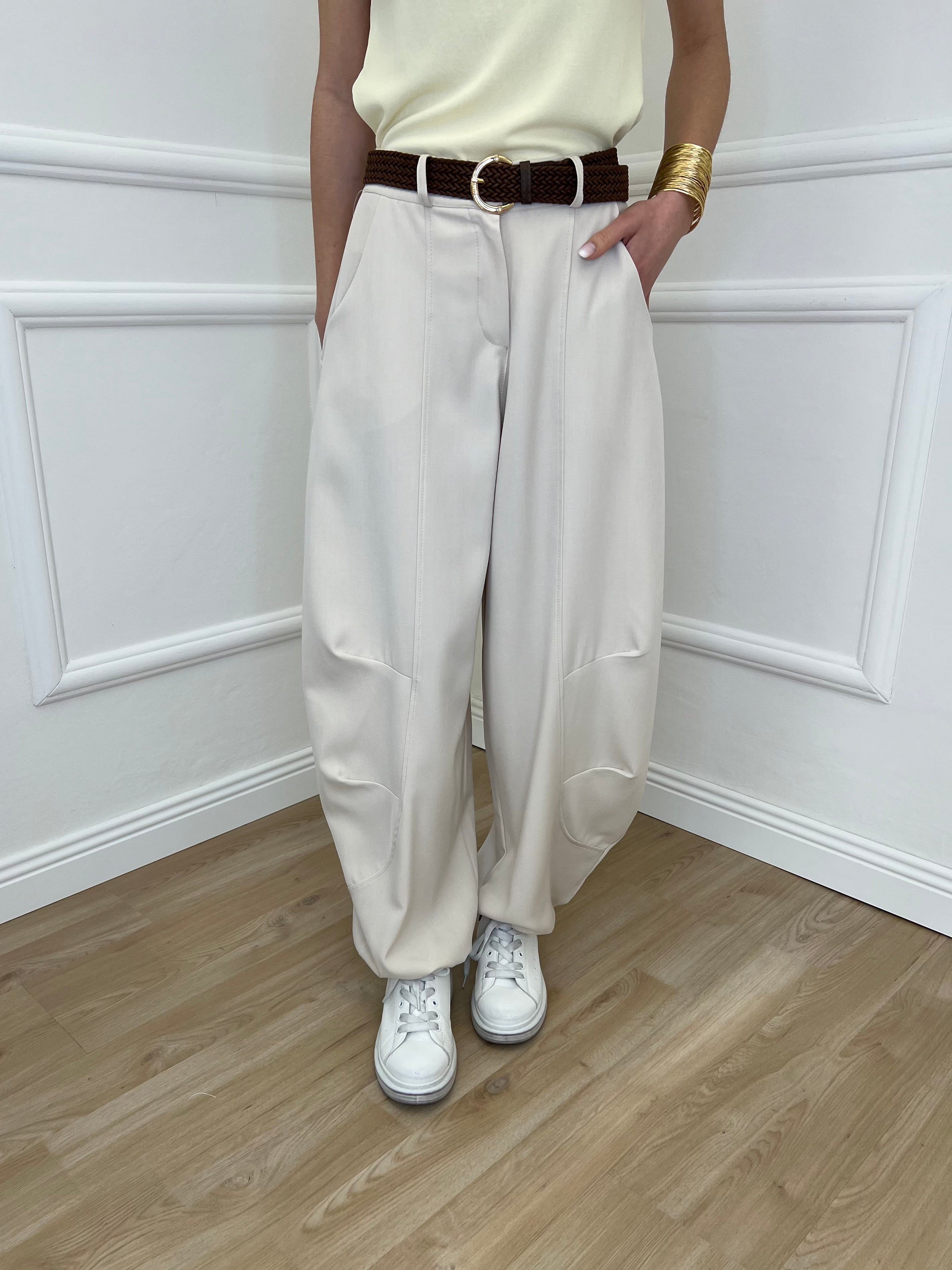 Pantalone Parachute Balloon 28894 Ecru