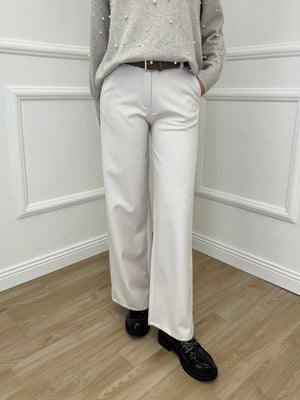 Pantalone Smerigliato 575 Panna