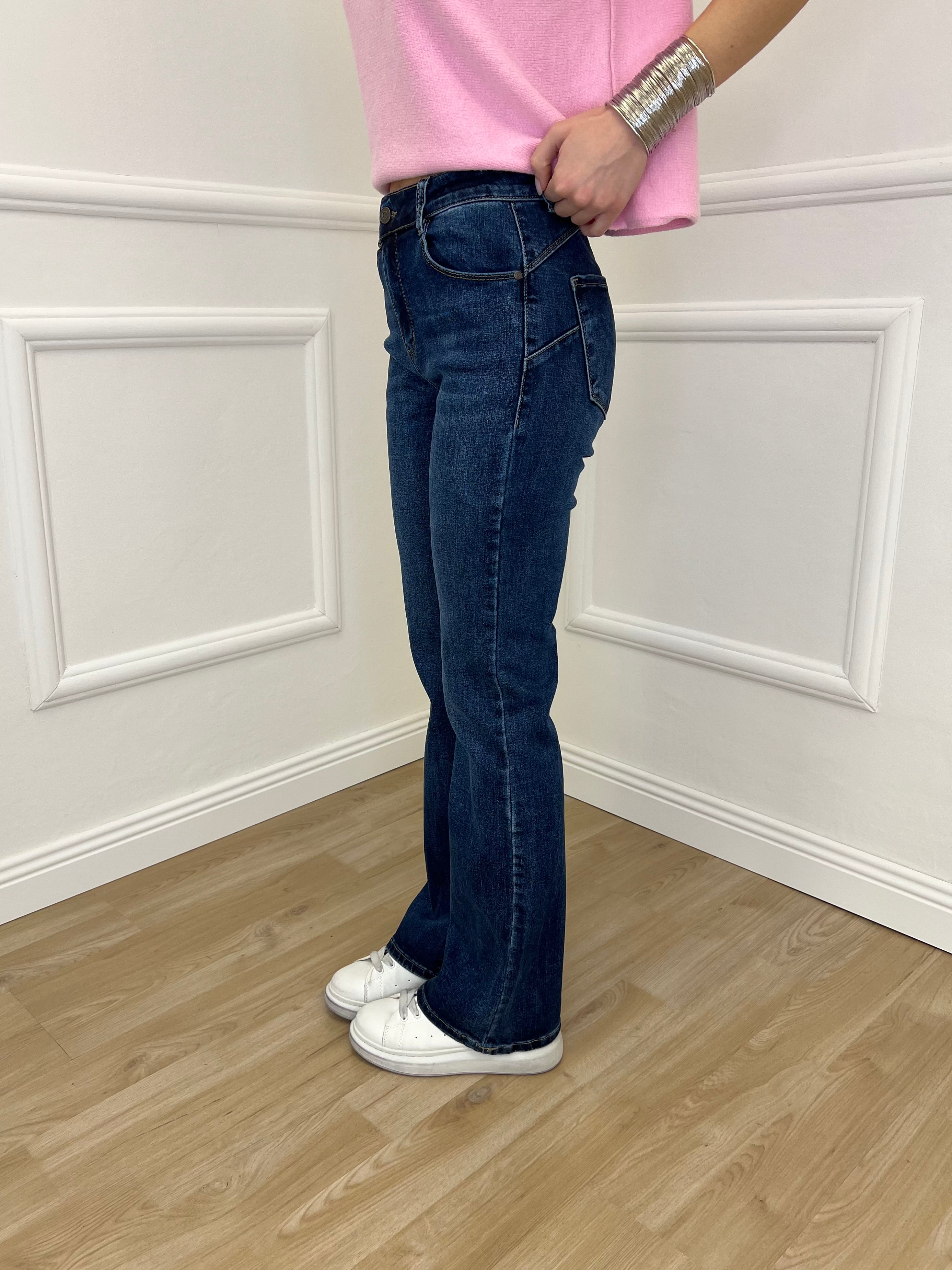 Jeans Flare 8269 Blu