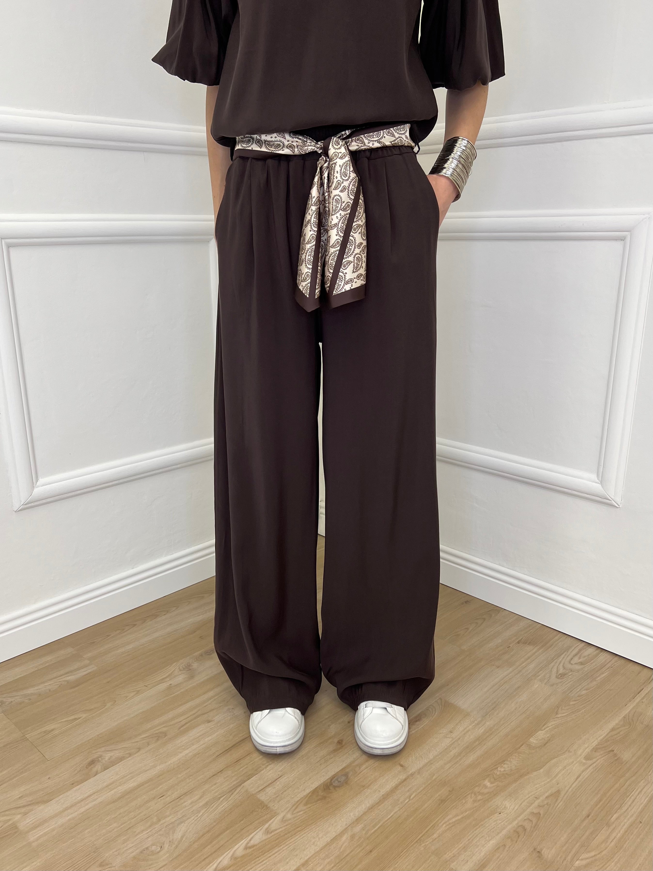 Pantalone Cupro Fusciacca 20527 Moro