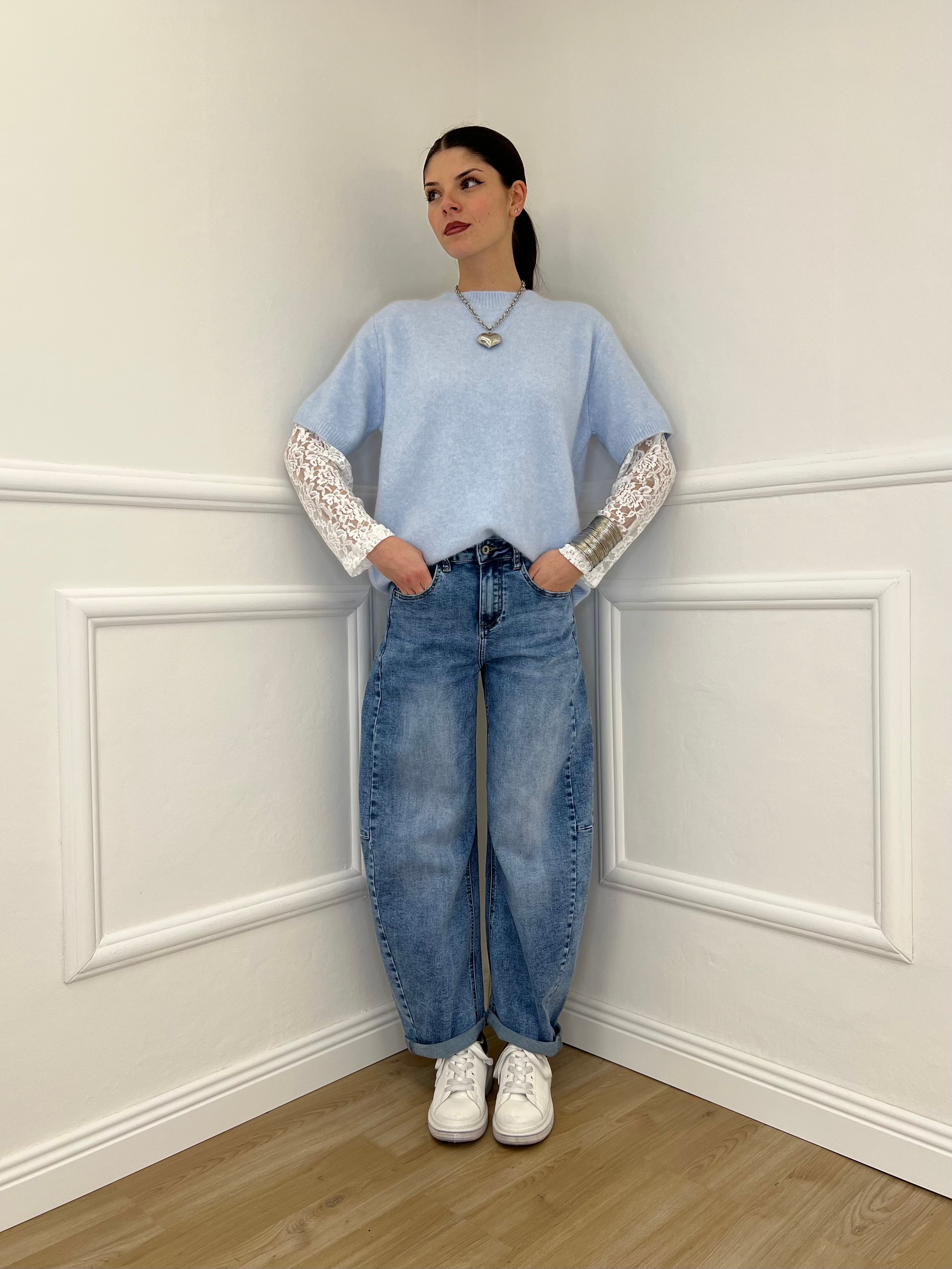 Jeans Balloon B260113 Azzurro