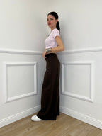 T-shirt Crop Lumina LC240001 Rosa
