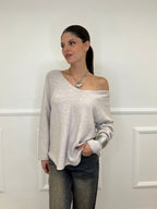 Basic V-Neck Sweater 22325
