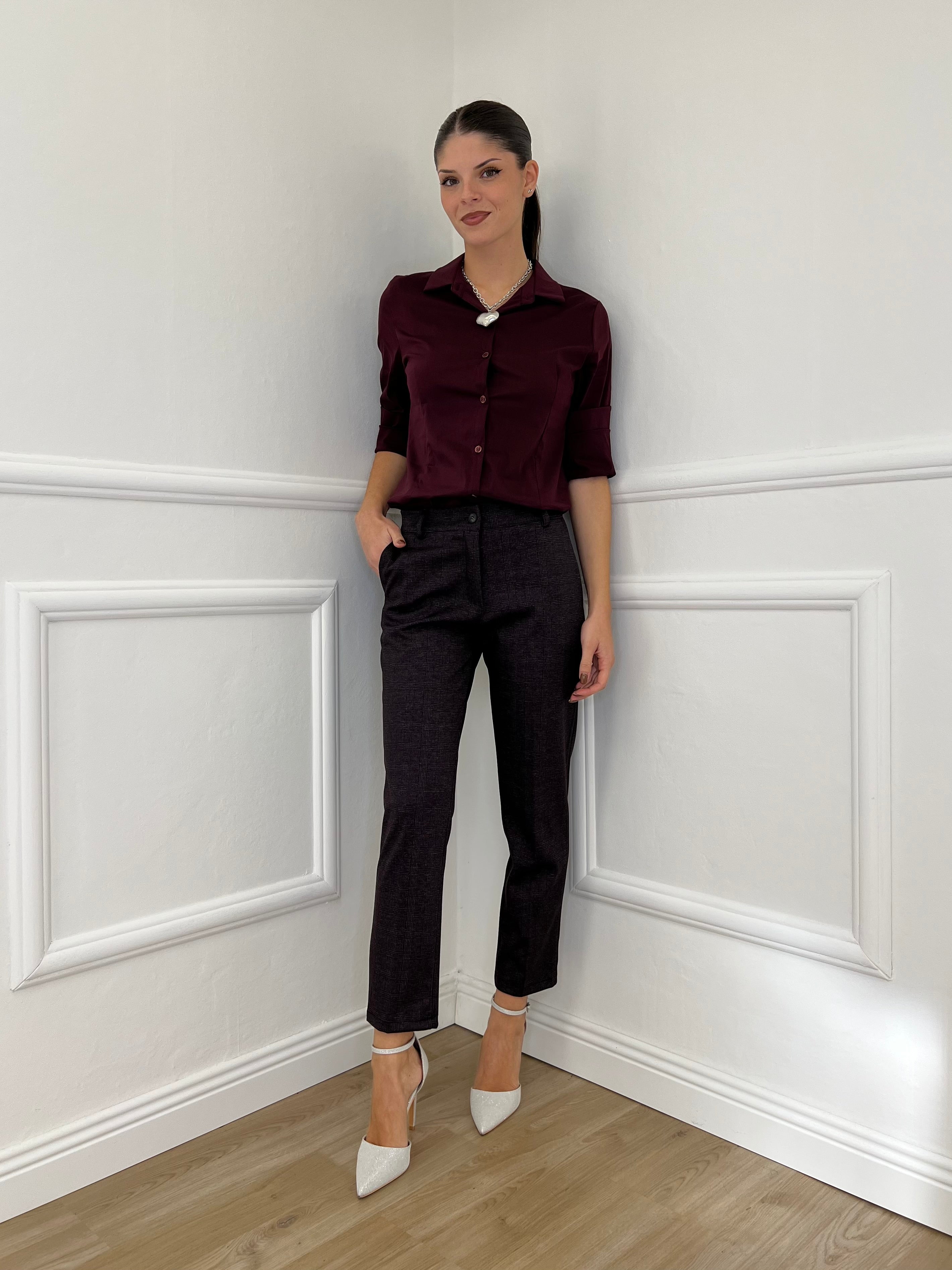 Pantalone Galles 5225 Burgundy