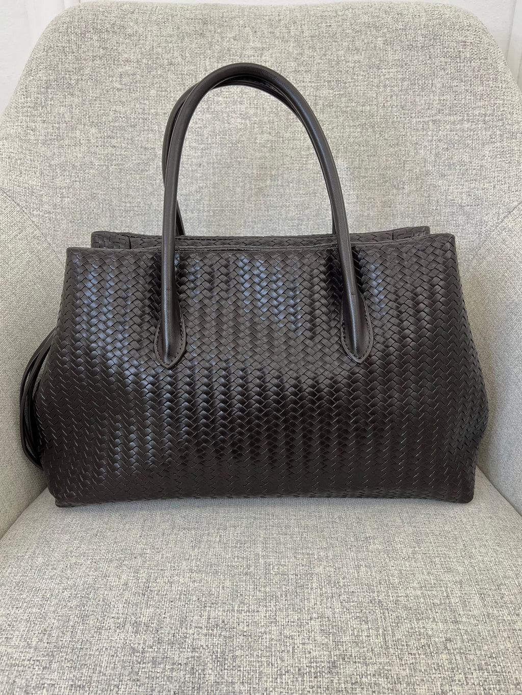 Borsa Baguette Intrecciata PF315
