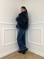 Jeans Strass K813-1 Blu