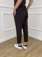 Pantalone Regular Bengalina 9230 Marrone