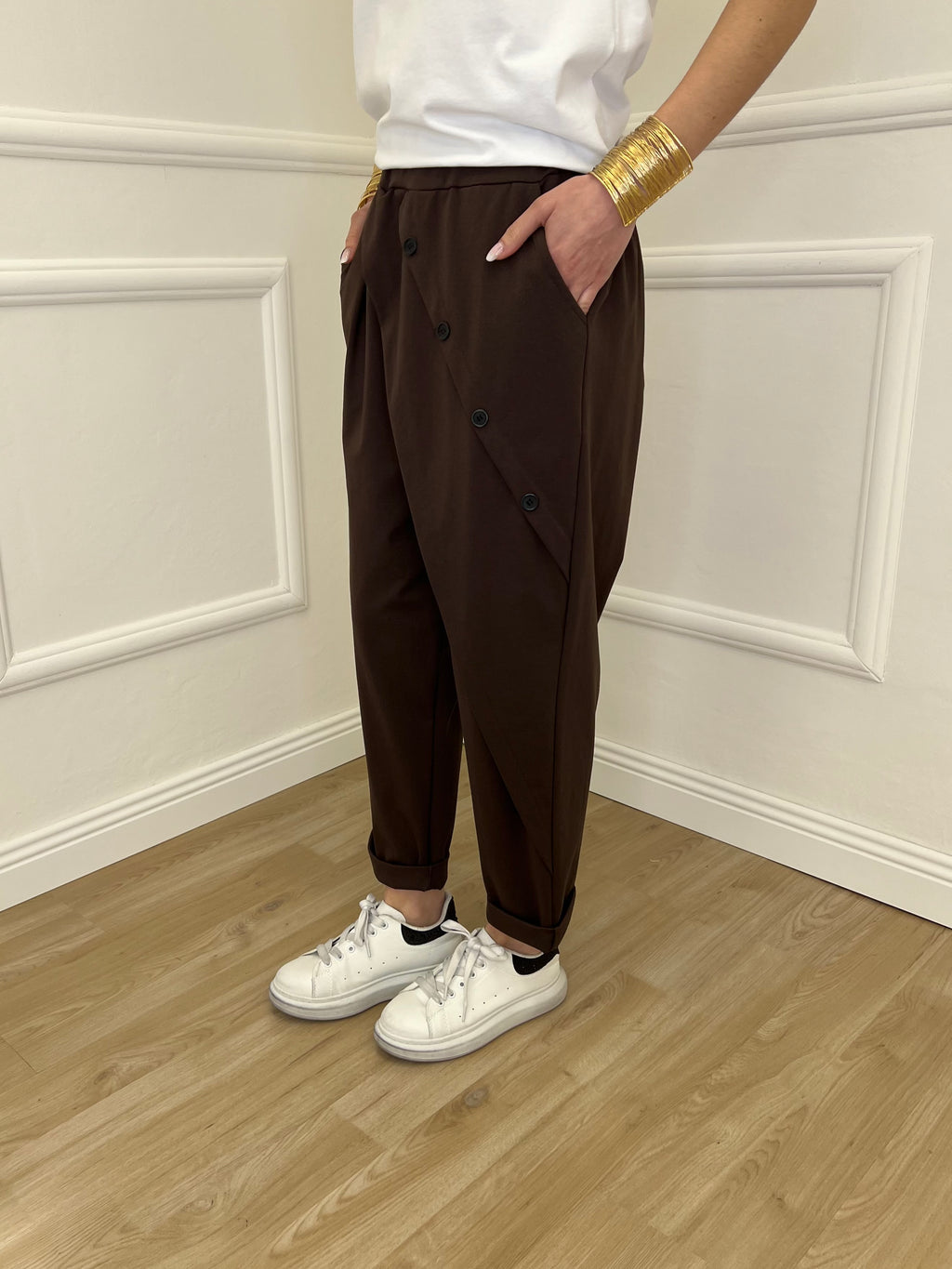 Pantalone Baggy Portafoglio 51256 Moro
