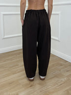 Pantalone Gessato Portafoglio PM 5970 Marrone