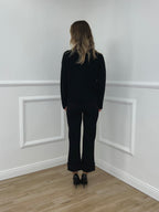 Pantalone No Waist Risvolto 51165 Nero
