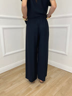 Completo Froissé In Viscosa 8262 Blu