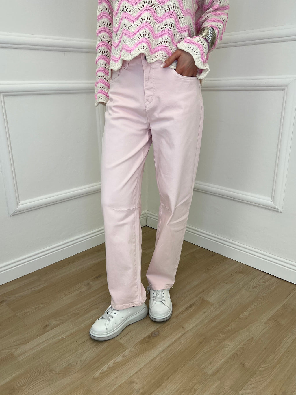 Jeans Balloon Slim 8059 Rosa