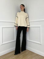 Pantalone Flare 1073 Nero