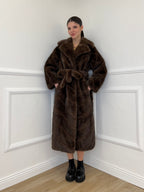 Pelliccia Lunga Fusciacca Y0223 Moro