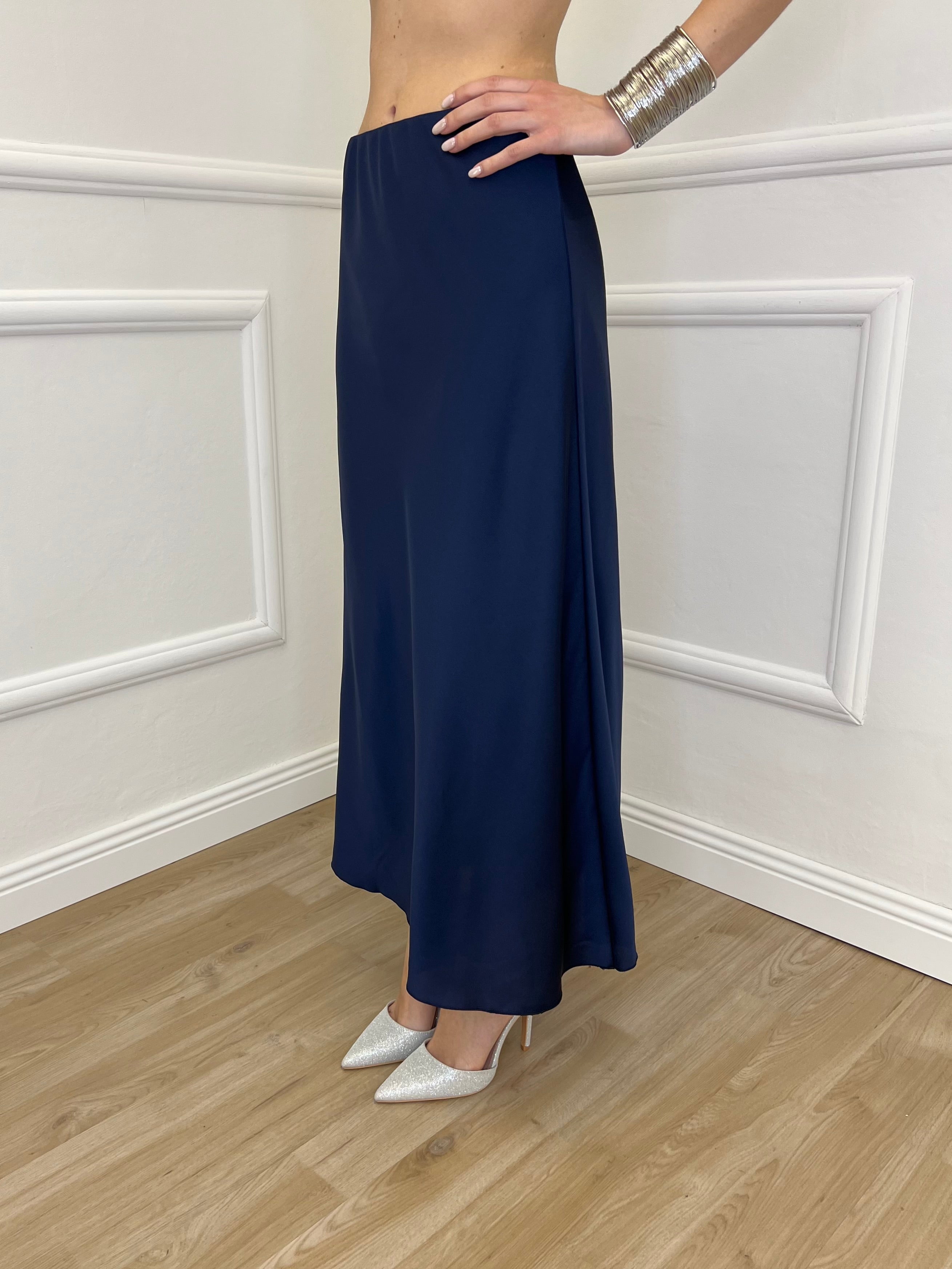 Gonna Satin 2236 Blu