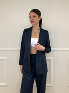 Tailleur Gessato G27636 Blu