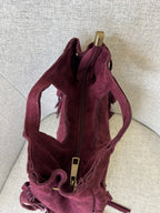 Borsa Vera Pelle Frange Manico VPF004