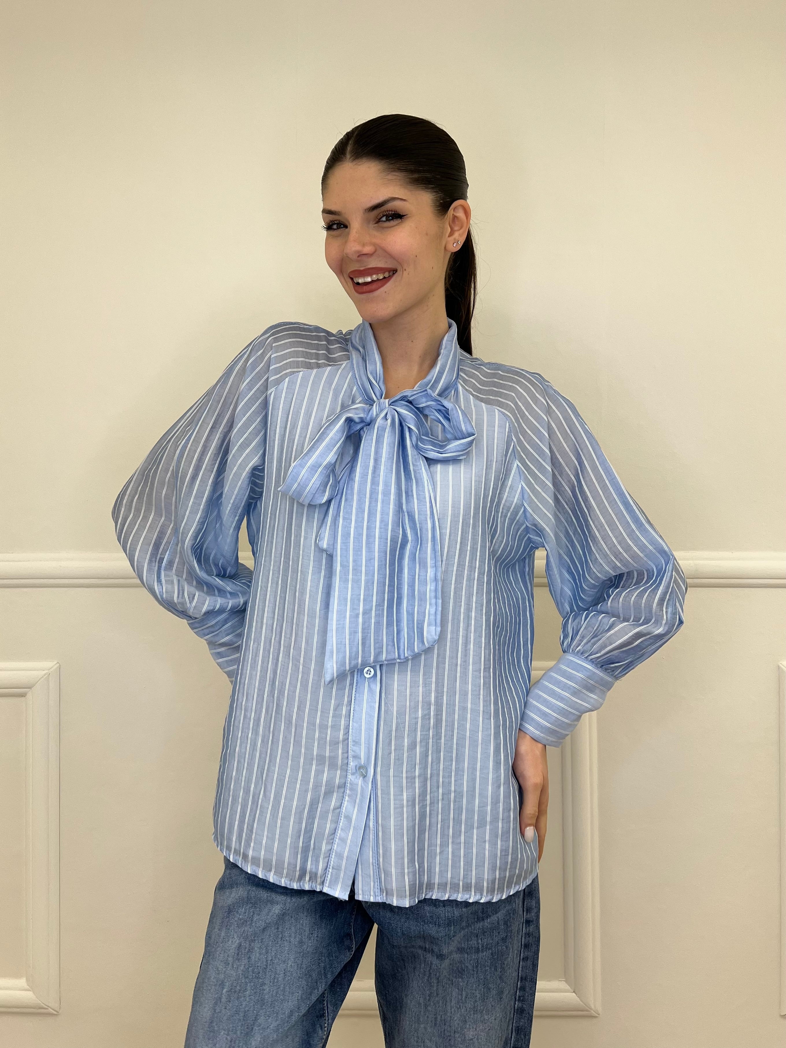 Camicia Regimental Fiocco 563841 Azzurro